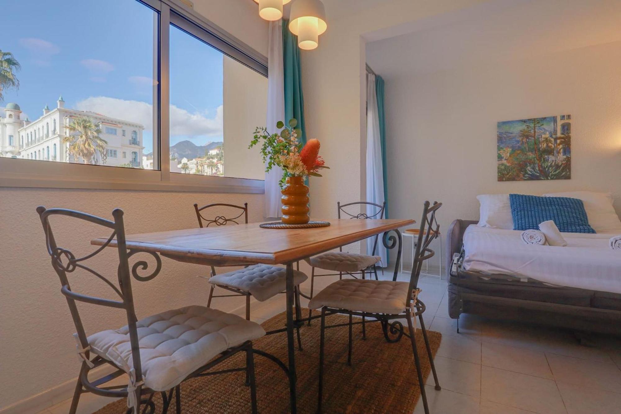 "Charmant Studio" Plein Centre, Calme, Terrasse Menton Buitenkant foto