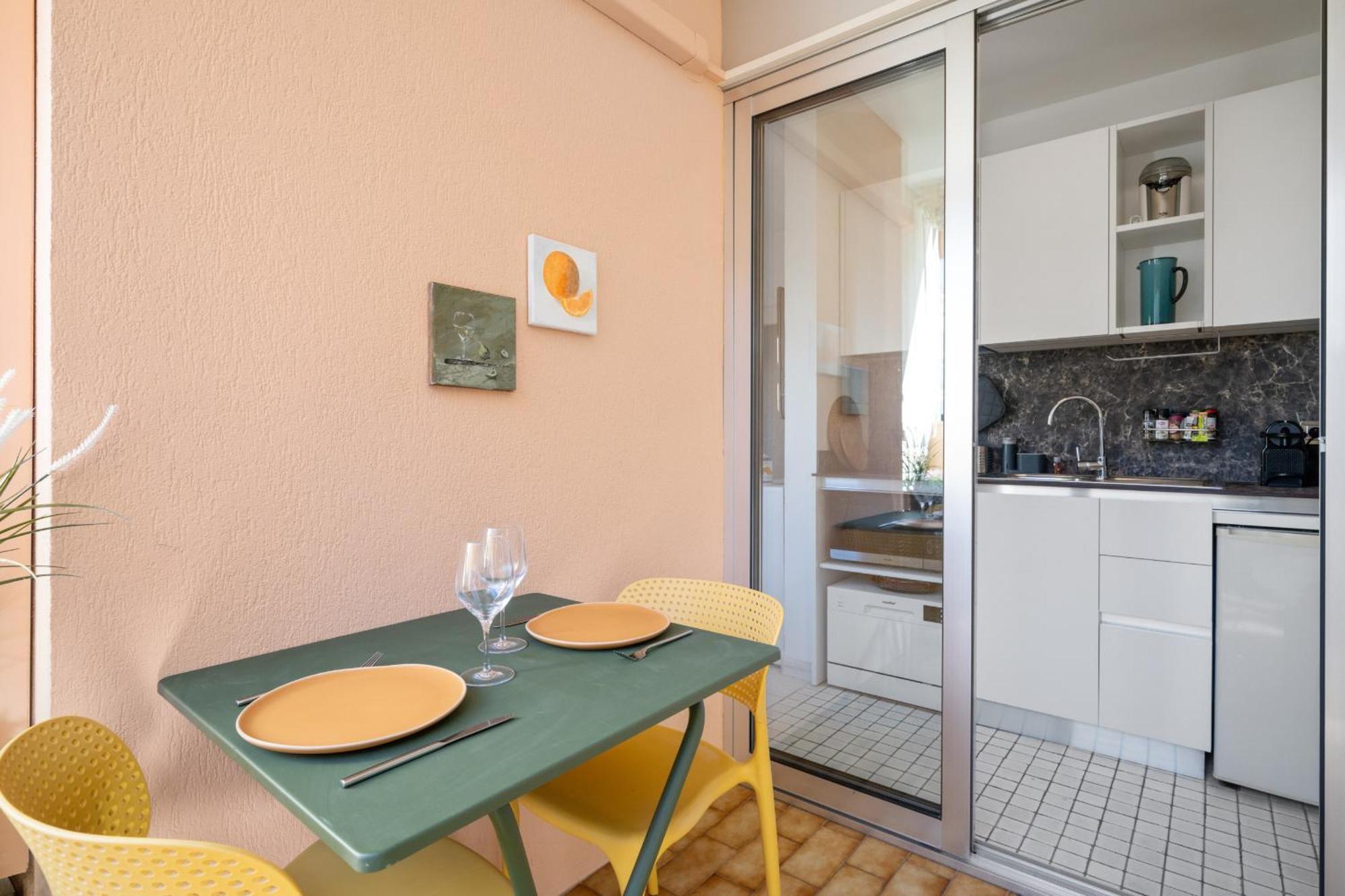"Charmant Studio" Plein Centre, Calme, Terrasse Menton Buitenkant foto