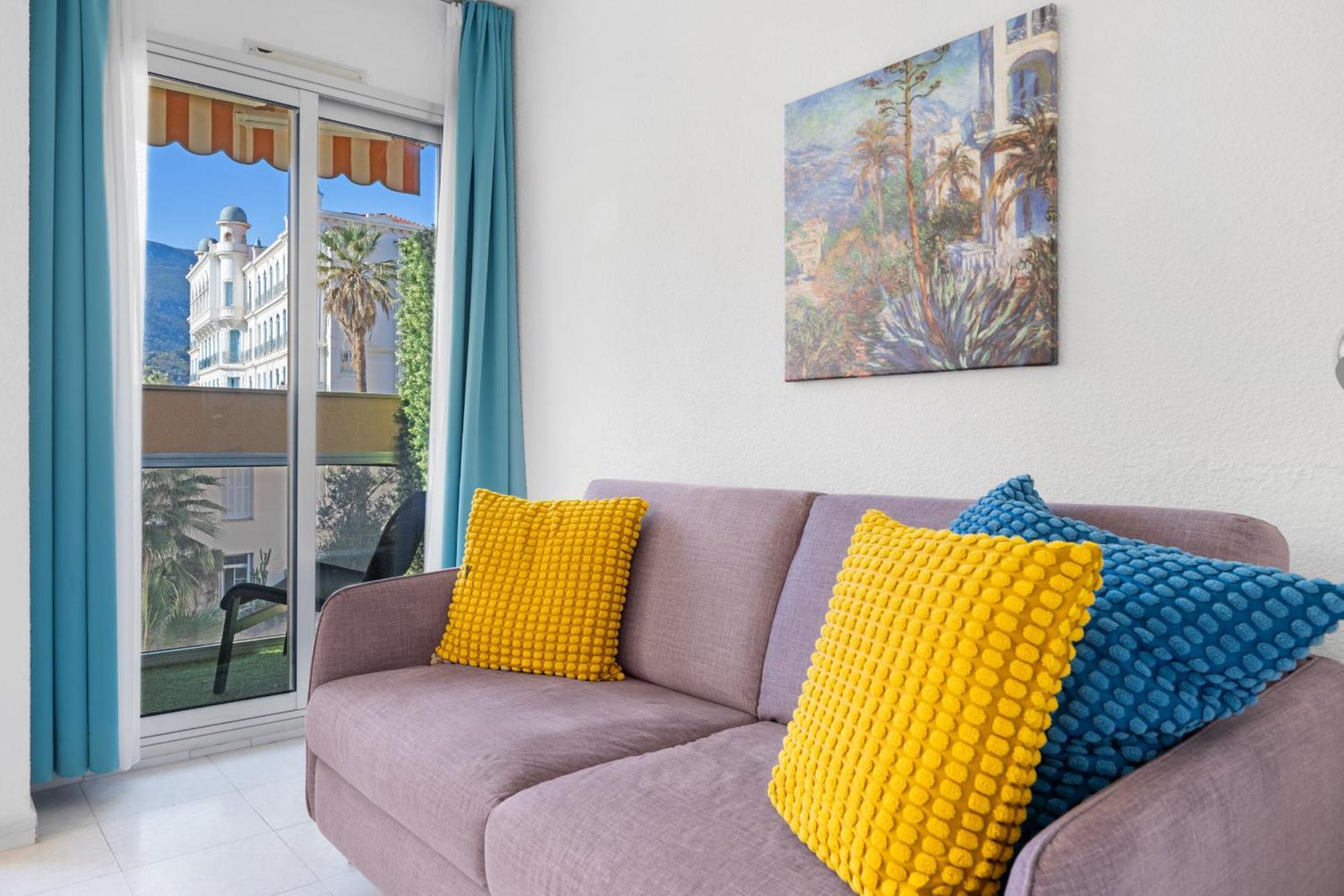 "Charmant Studio" Plein Centre, Calme, Terrasse Menton Buitenkant foto