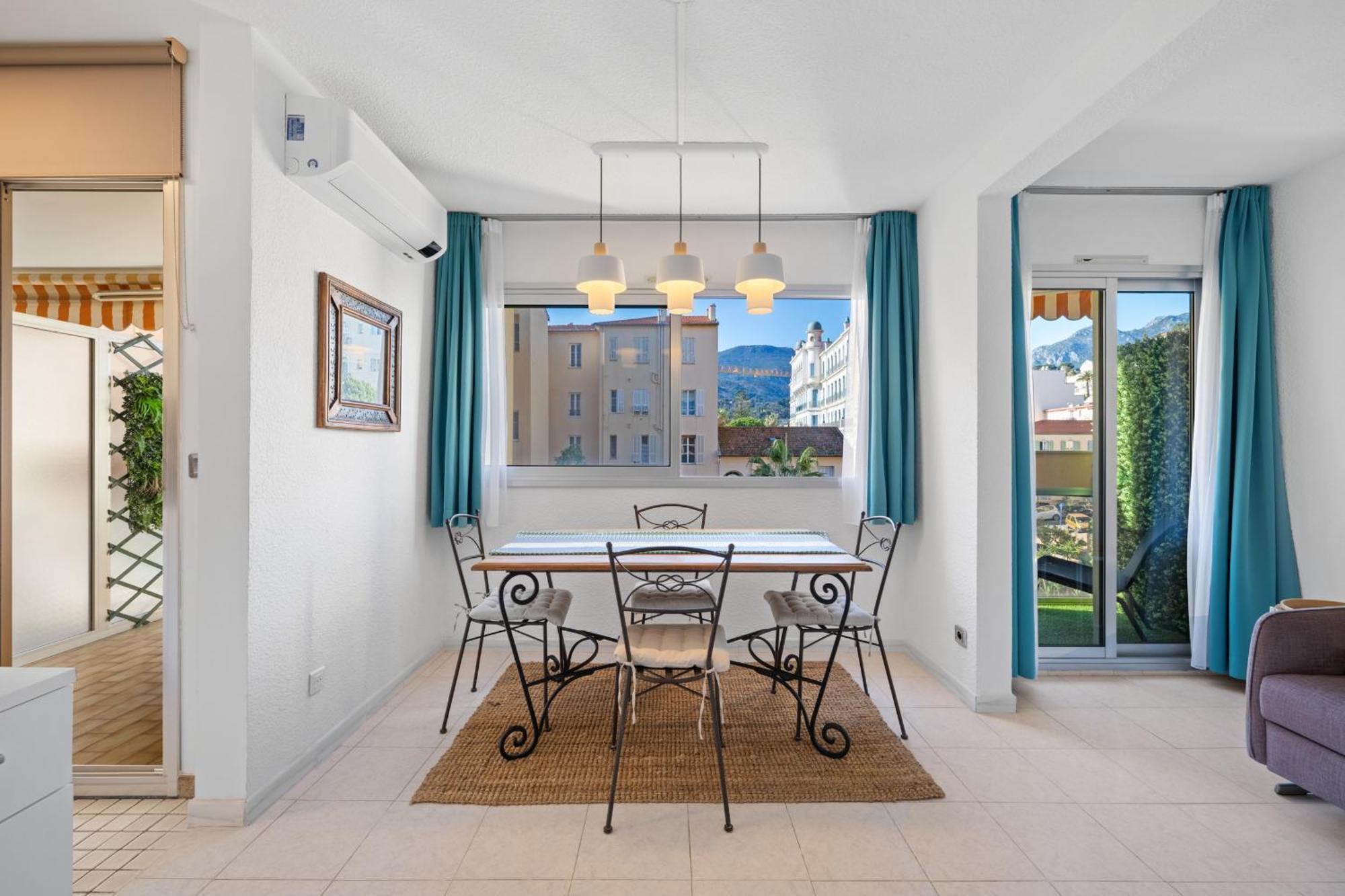 "Charmant Studio" Plein Centre, Calme, Terrasse Menton Buitenkant foto
