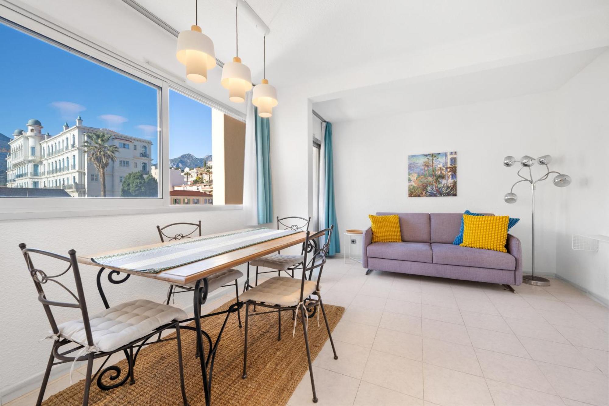 "Charmant Studio" Plein Centre, Calme, Terrasse Menton Buitenkant foto